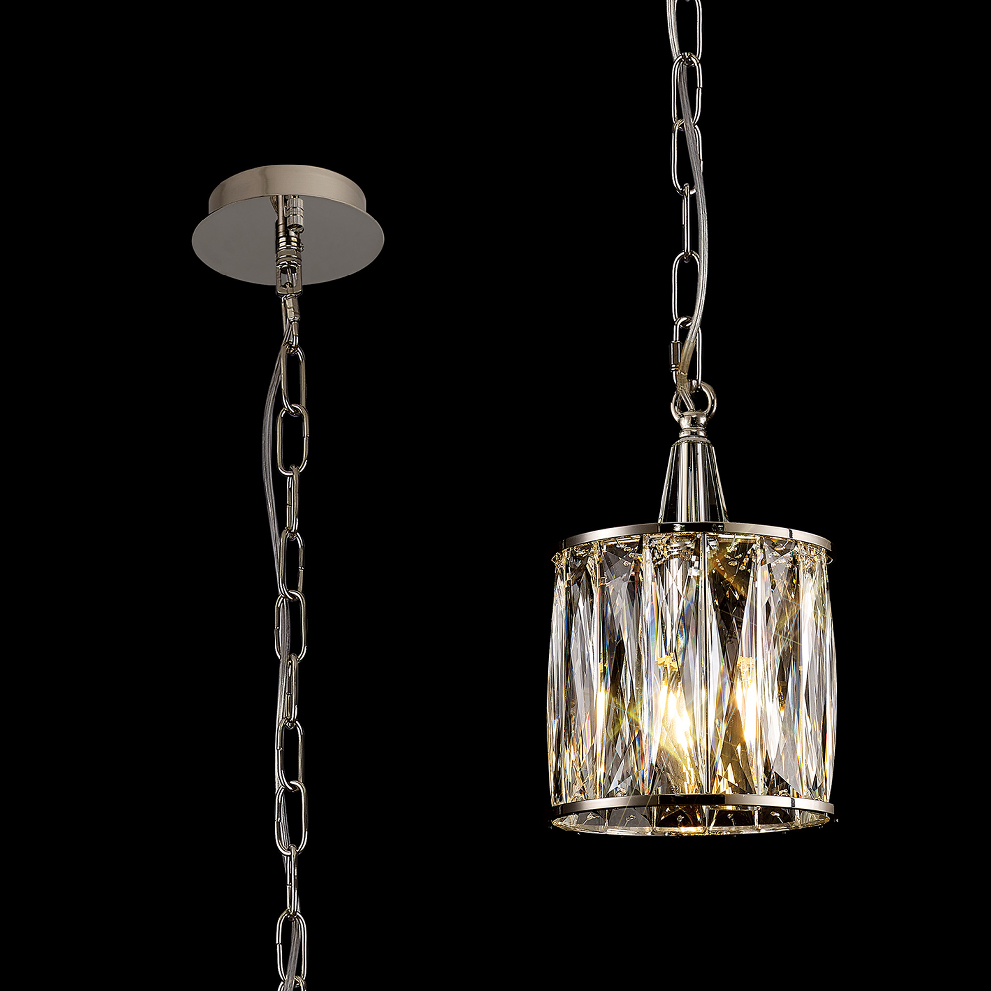 Vivienne Polished Nickel Crystal Ceiling Lights Diyas Flush Crystal Fittings Vivienne Polished Nickel Crystal Ceiling Lights Diyas Flush Crystal Fittings